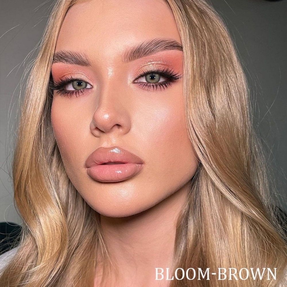 Eyelashes Bloom Brown Colored